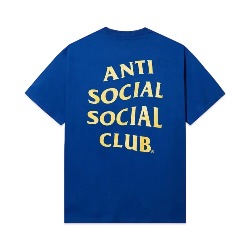 ANTI SOCIAL SOCIAL CLUB Major #1 Tear Into Silence Seasonal Mind Games Tee "Deep Marine"