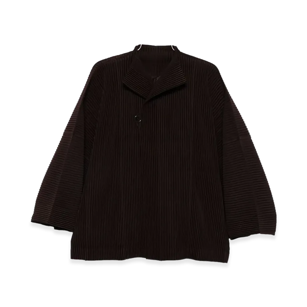 HOMME PLISSE ISSEY MIYAKE Wear Or Wrap Jacket "Brown"