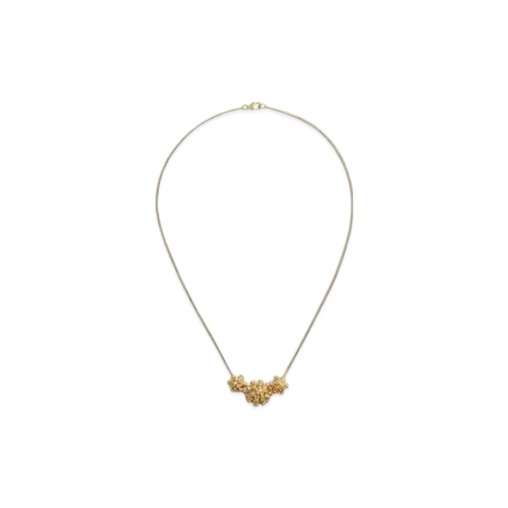 Bottega Veneta Drop Necklace "White"