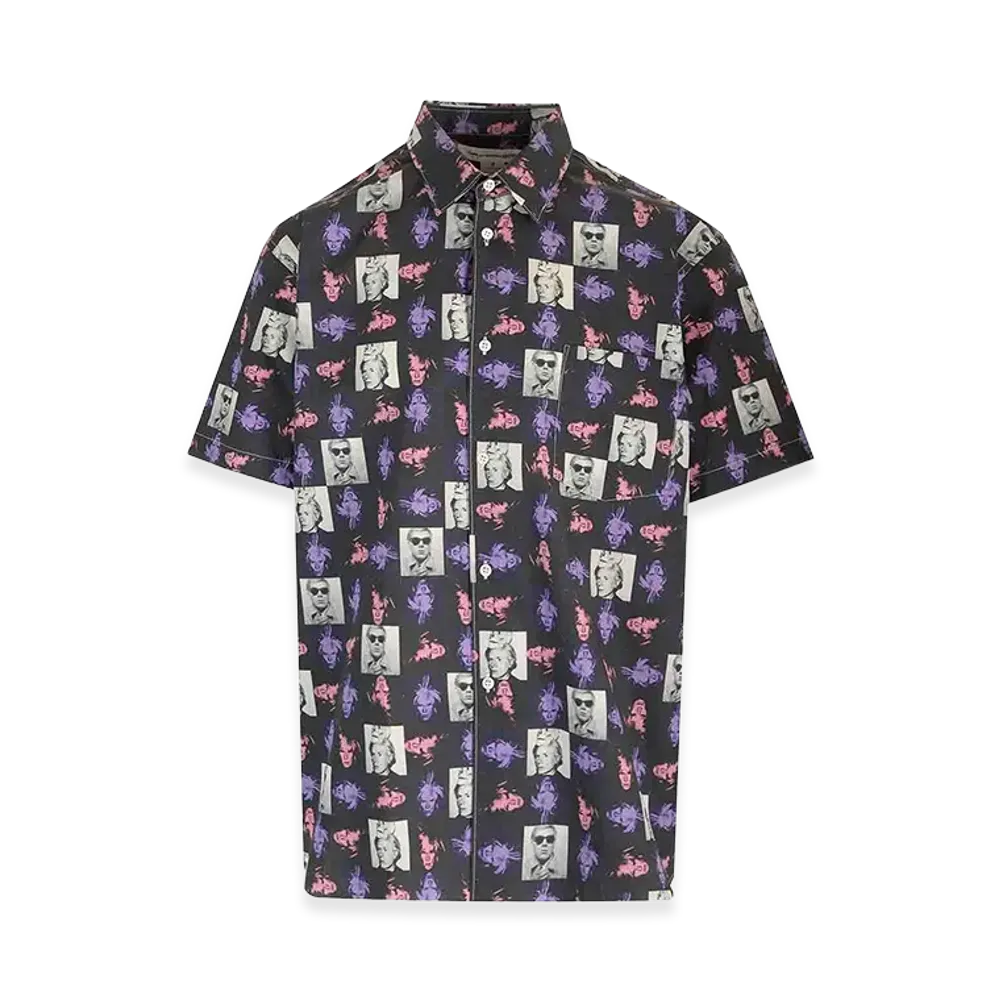 COMME des GARCONS SHIRT Cotton Causal Short Sleeve Shirt "Multicolor"