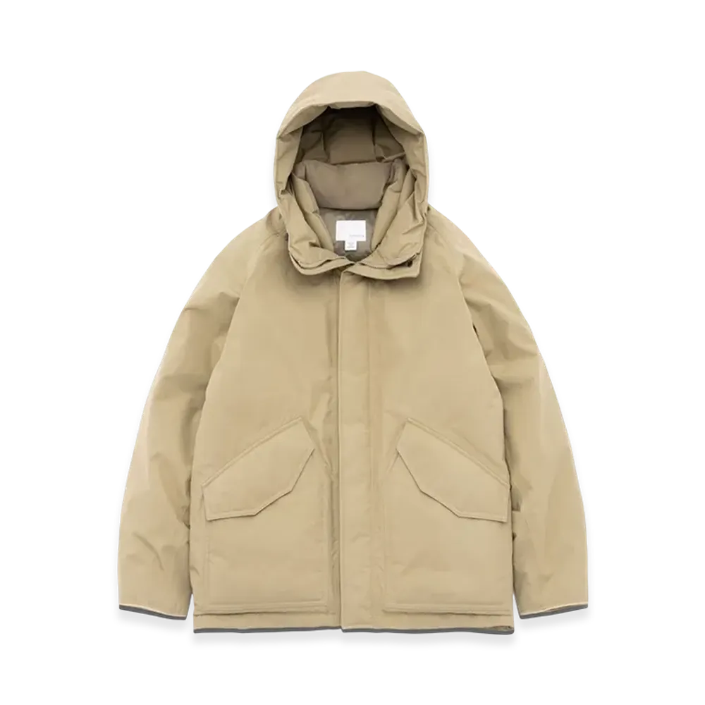nanamica GORE-TEX Down Coat "Khaki Beige"