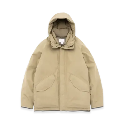 nanamica GORE-TEX Down Coat "Khaki Beige"