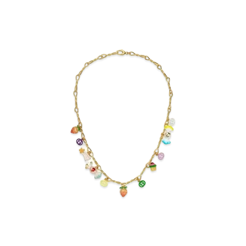 GUCCI Interlocking G Necklace with Motif "Gold"