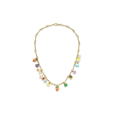 GUCCI Interlocking G Necklace with Motif "Gold"