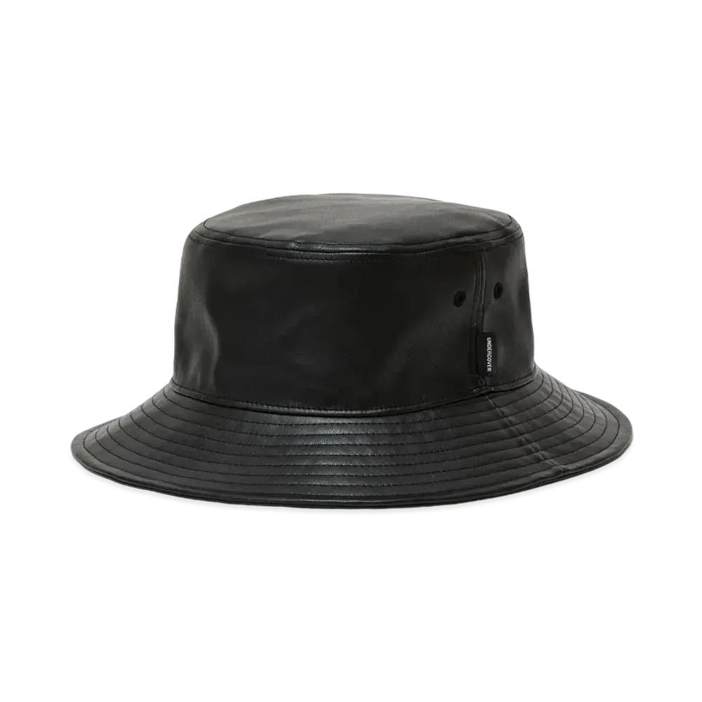 UNDERCOVER Fake Leather Hats "Black"