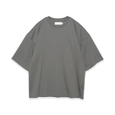 Graphpaper Fine Smooth Crew Neck Tee "Gray"