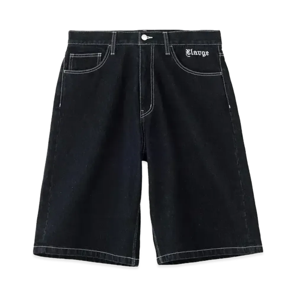 XLARGE OLD ENGLISH DENIM SHORTS "BLACK"