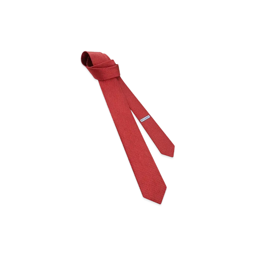BVLGARI Formal Tie "Red"