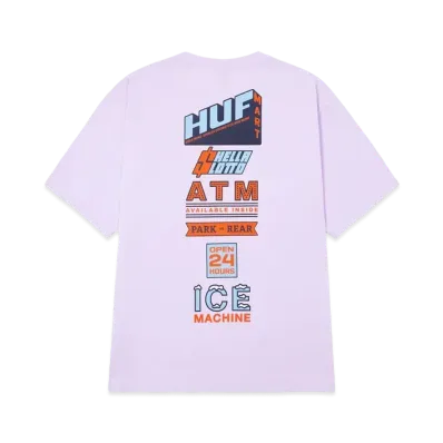 HUF Summer Splash Collection Corner Mart Tee "Lavender"