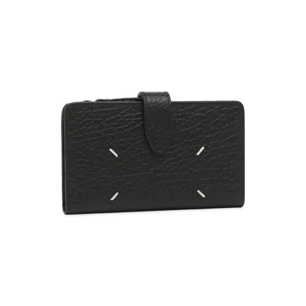 Maison Margiela Fragment Case 4 Stitches Zip Wallet "Black"