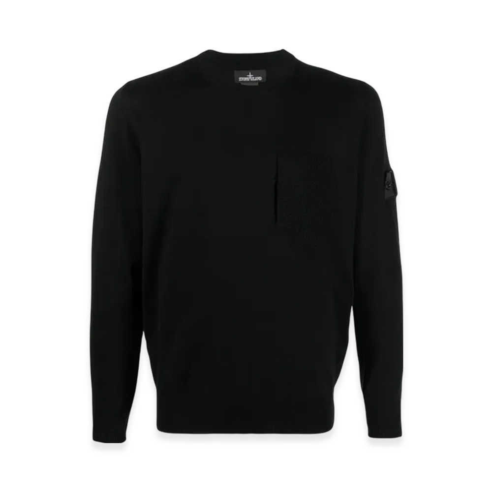 Stone Island Shadow Project 506A4 Pocket Crewneck Knit - 21SS "Black"