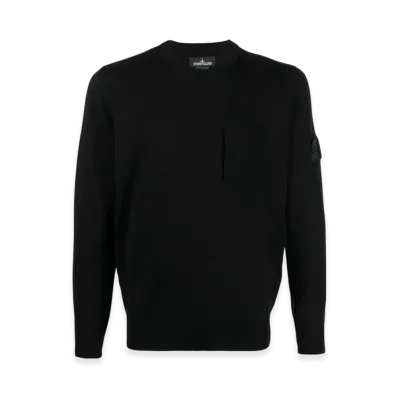 Stone Island Shadow Project 506A4 Pocket Crewneck Knit - 21SS "Black"