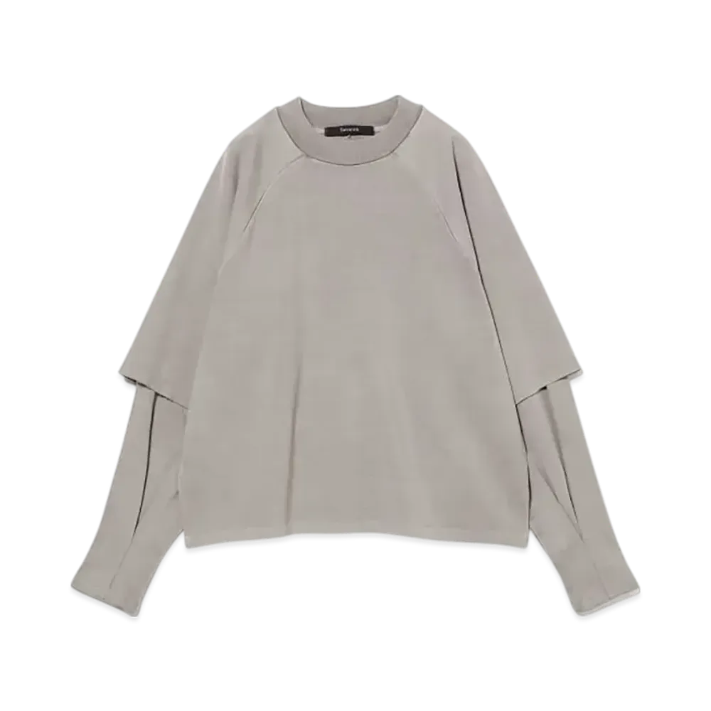 BEAMS x Seventh Exclusive Raglan Layered Long Sleeve "SoftGray"