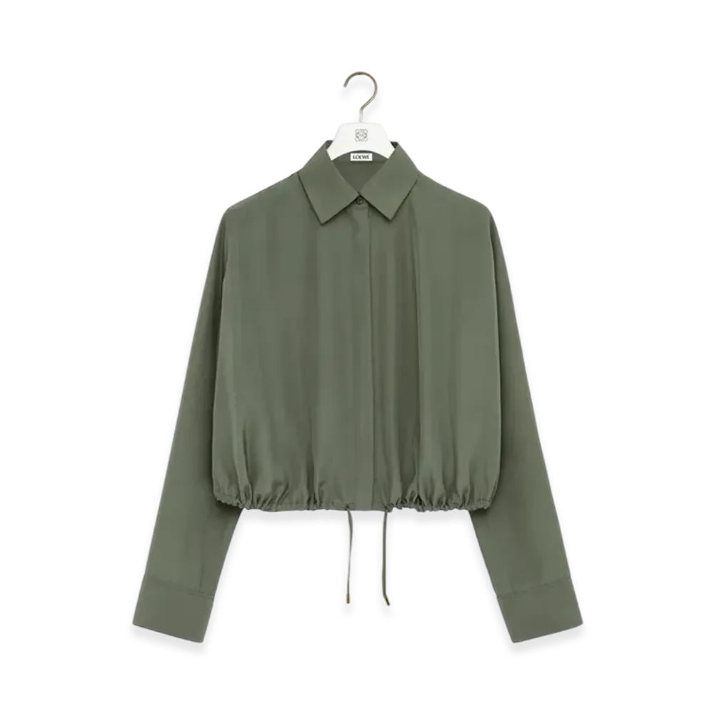 LOEWE Balloon Shirt "Khaki Green"