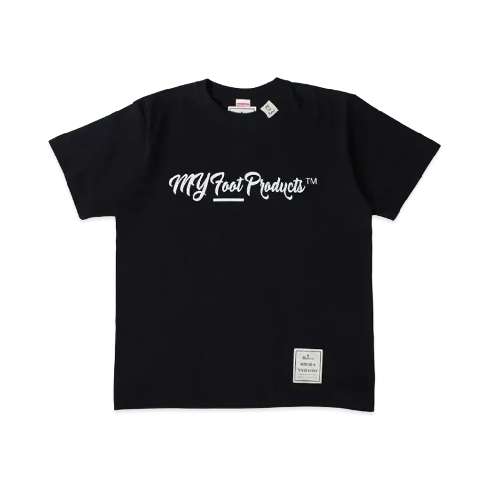 Maison MIHARA YASUHIRO MY Foot Products Front Logo Tshirts "Black"
