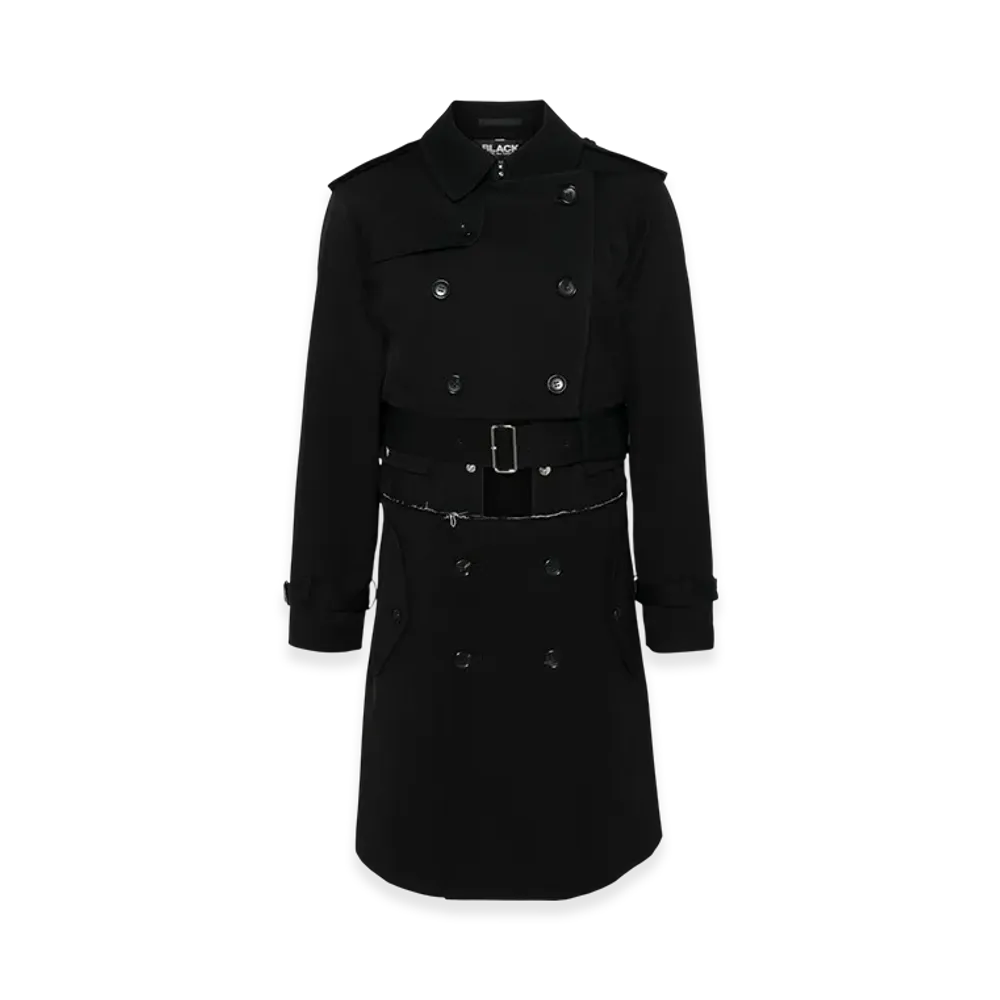 BLACK COMME des GARCONS Trench Coat "Black"