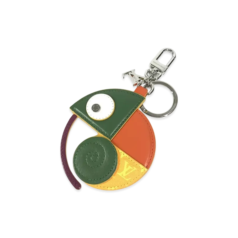 Louis Vuitton Bag Charm LV Chameleon "Orange/Green"