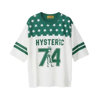 HYSTERIC GLAMOUR Cherry Bomb Half Sleeve T-Shirt "Green"