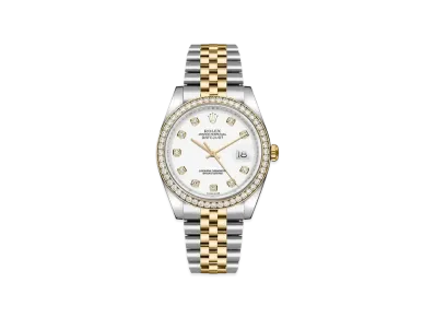 ROLEX Datejust 10P Diamonds "White/Stainless Steel/Yellow Gold"