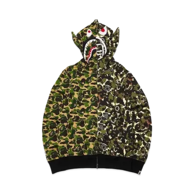 A BATHING APE / UNKLE WIDE FULL ZIP HOODIE "Camo"