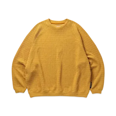 TIGHTBOOTH Mystery Gauge Crew Knit "Yellow"