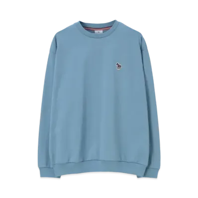 Paul Smith Women's Zebra Patch Long Sleeve T-Shirt "Blue"