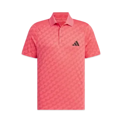 adidas Heat. Rdy BOS Jacquard Polo "Preloved Scarlet"