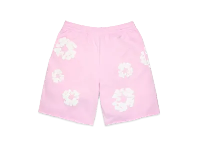 DENIM TEARS Cotton Wreath Sweatshorts "Powder Pink"