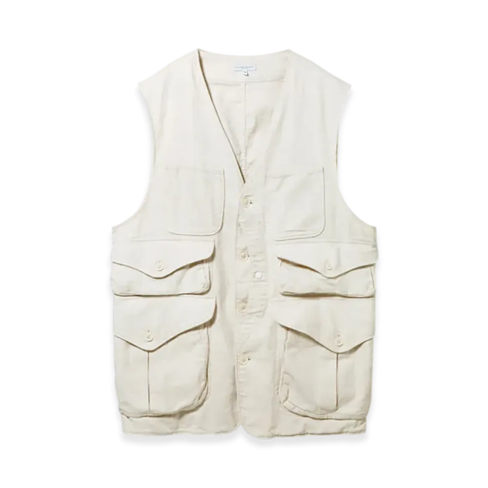 ENGINEERED GARMENTS Hunting Jacket - CL Java Cloth "White"