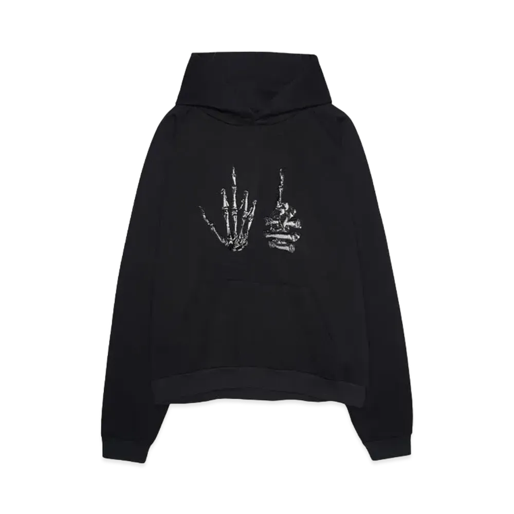 MAYO FCKIN FCK EMBROIDERY HOODIE "BLACK"