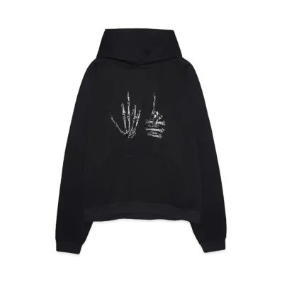 MAYO FCKIN FCK EMBROIDERY HOODIE "BLACK"