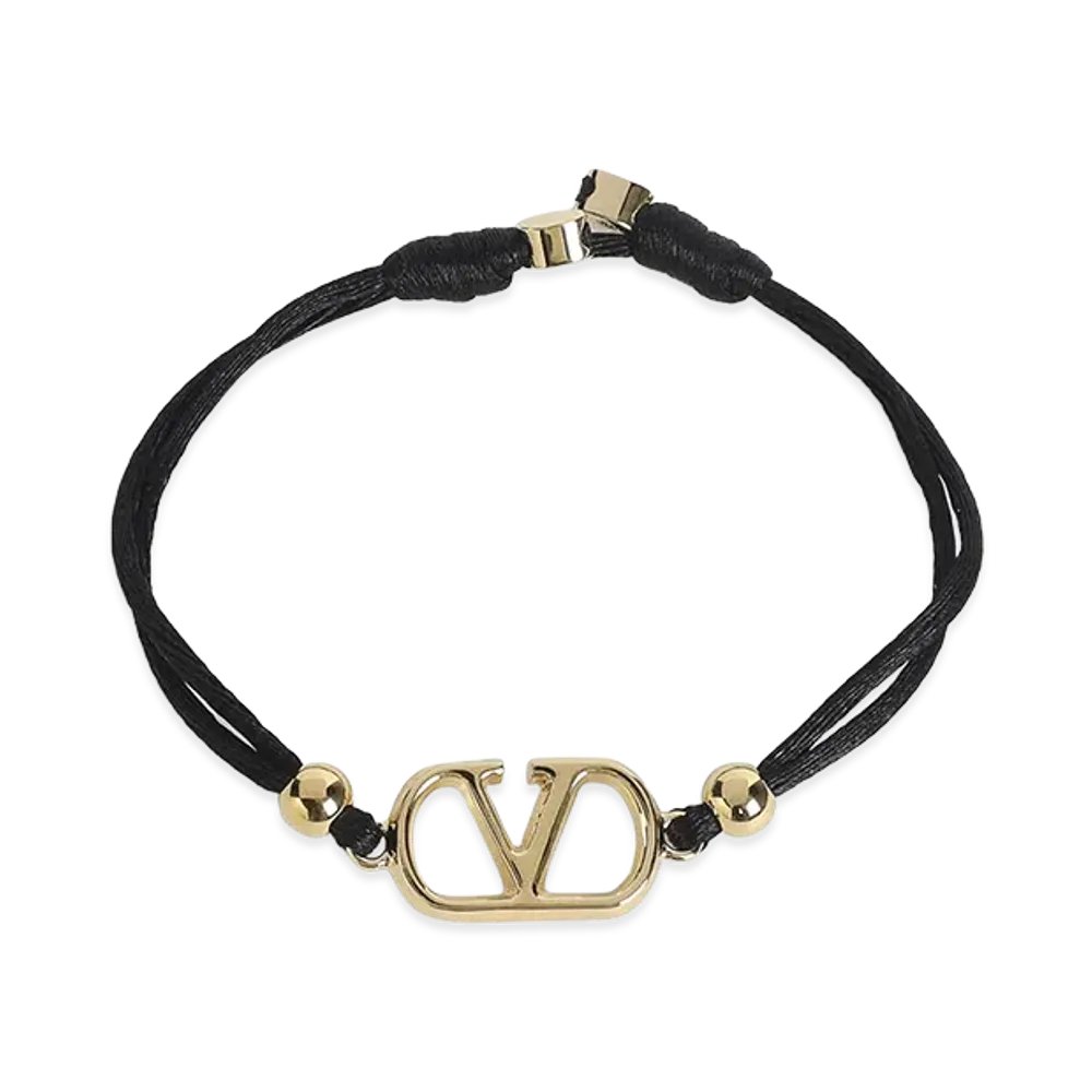 Valentino Garavani Women's Polyester Bracelet "Black"