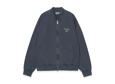 Carhartt WIP Longhand Bomber "Carbon/White/Garment Dyed"