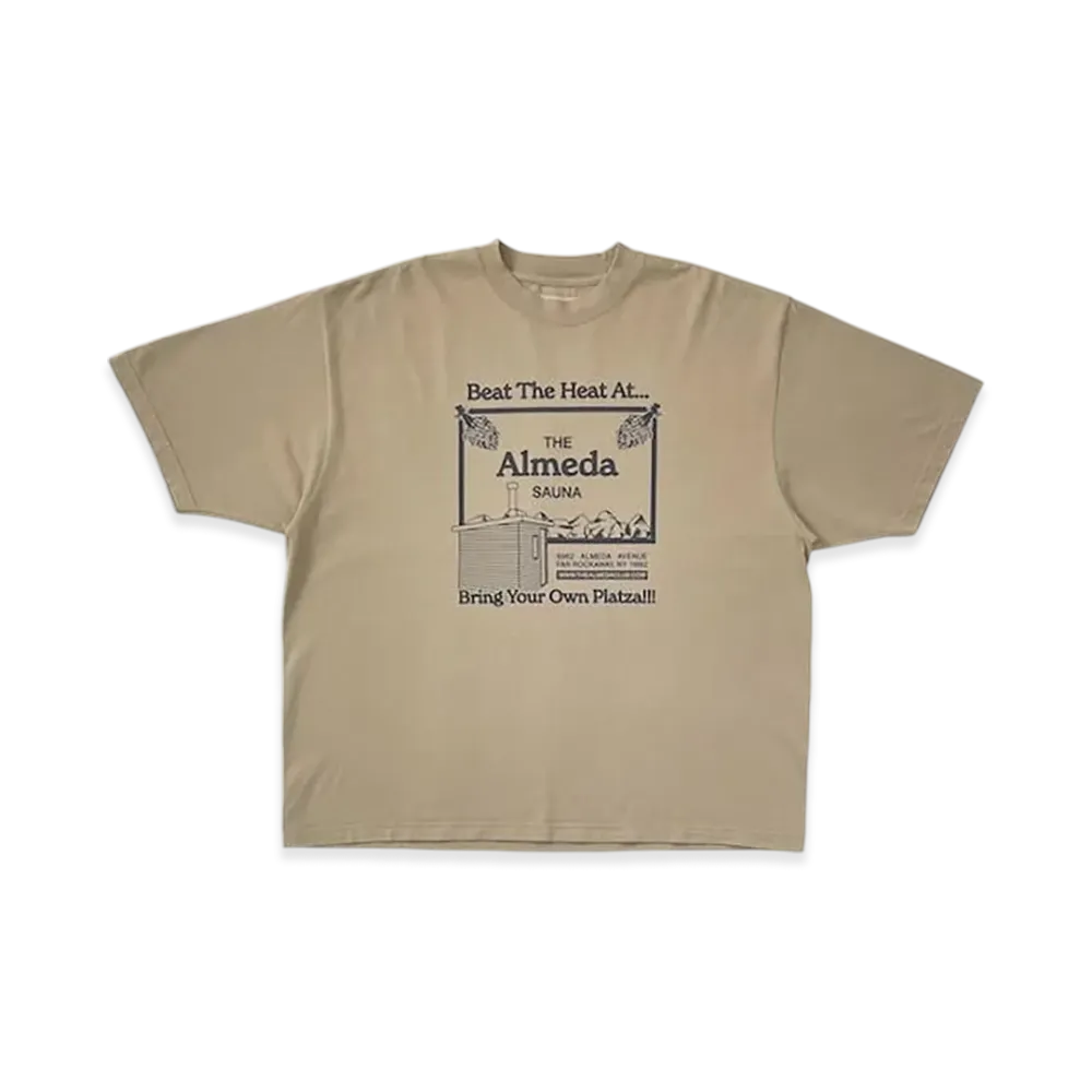 STABRIDGE "The Almeda Club x The Apartment" New York Sauna Tee "Firewood"