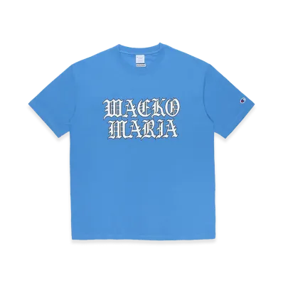 WACKO MARIA x Champion Heavy Weight T-Shirt "Blue"