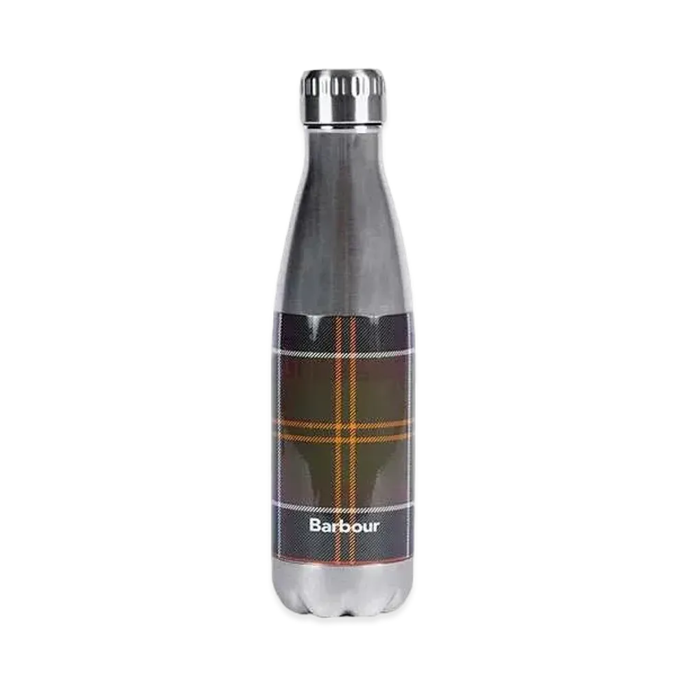 Barbour Tartan Water Bottle "Green"