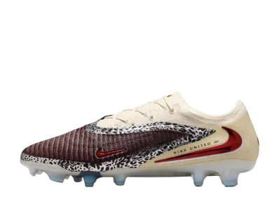 Nike United Phantom 6 Low Elite Cleats "Burgundy Crush/Fossil/University Red"