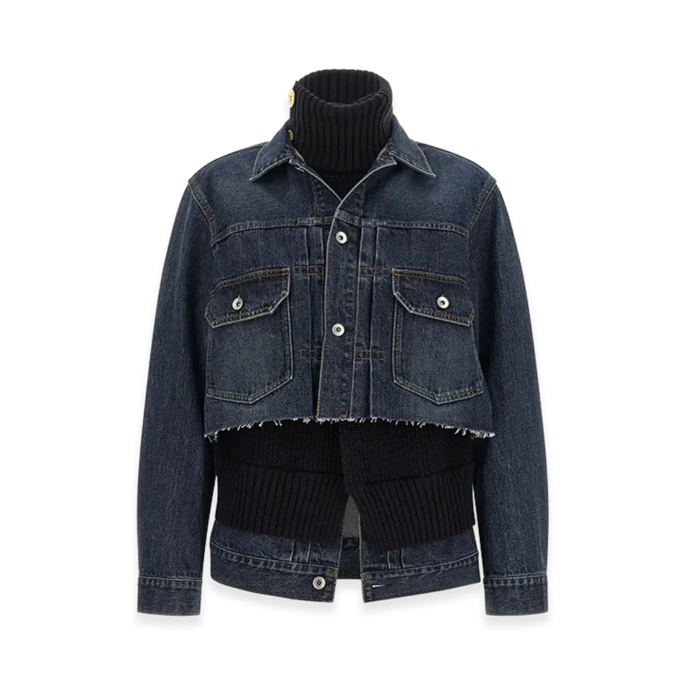 sacai Women's Hybrid Jacket "Blue"