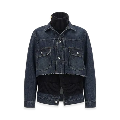 sacai Women's Hybrid Jacket "Blue"