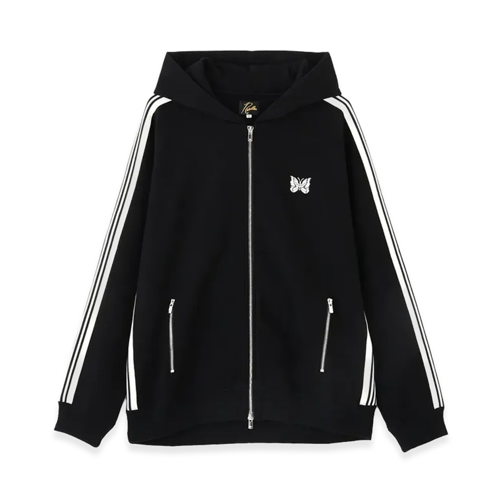 NEEDLES x LHP Zip Track Hoody - Cotton Jersey "Black"