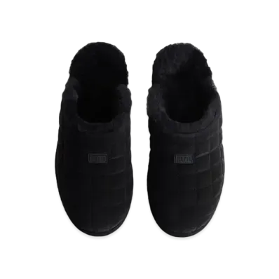 Kith Puffed Classic Logo Slippers "Black"