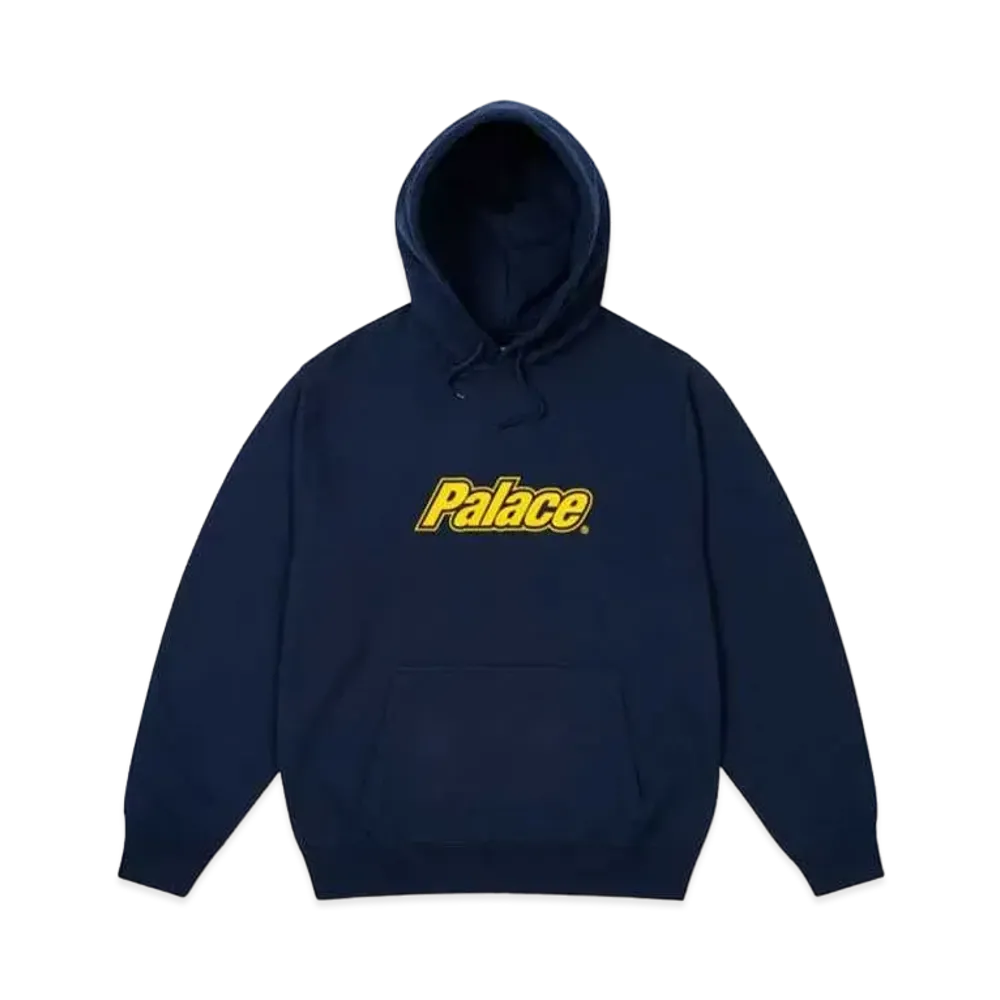 PALACE Border Logo Hood "Navy"