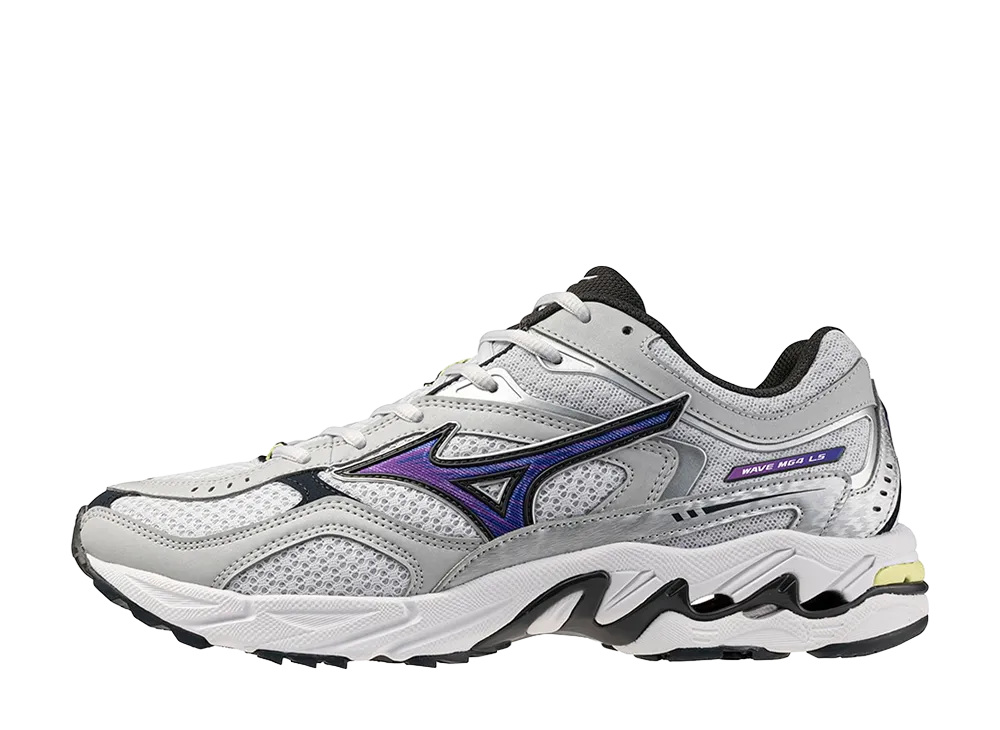 Mizuno Wave MG4 LS "Light Grey/Purple/Lemon Yellow"