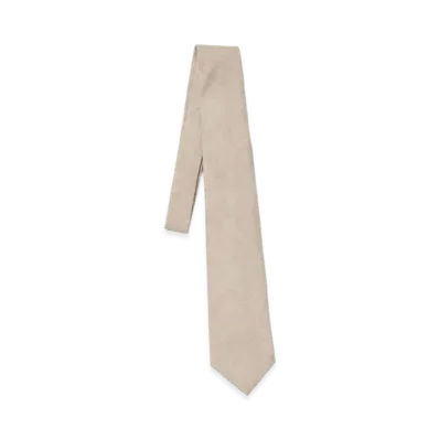 AURALEE Super Light Wool Tie "Top Beige"