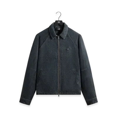 Kith Indigo Velour Efron Blouson Jacket "Placid"