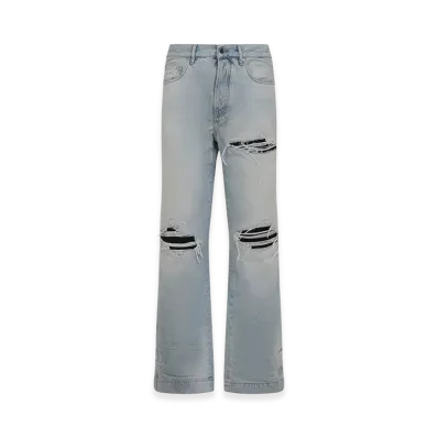 AMIRI Mx1 Straight Flare Jeans "Medium Wash"