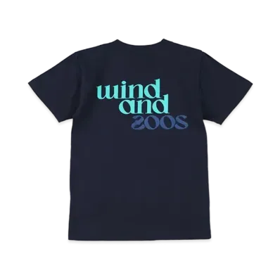 WIND AND SEA x ZOOS S/S Tee (Child) "Navy"