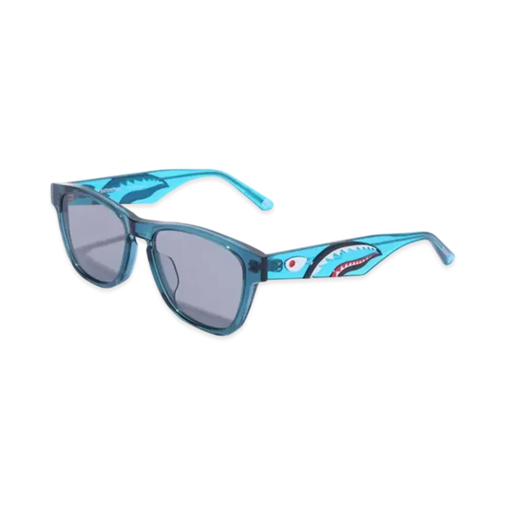 A BATHING APE Shark Sunglasses #2 "Blue"