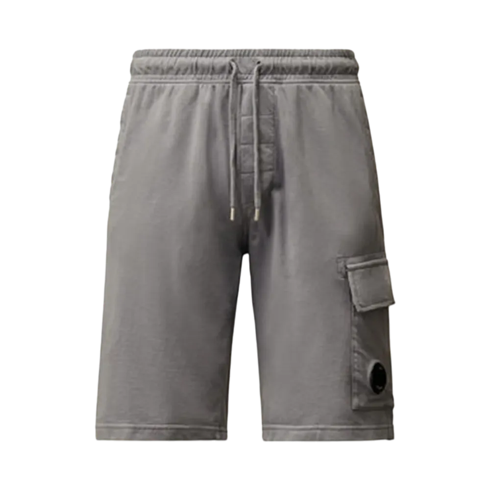C.P. Company Light Fleece Cargo Lens Shorts "Lavander Violet"