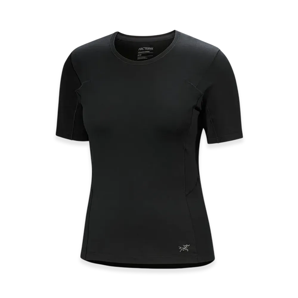 ARC'TERYX Women's Satoro SL Merino Wool Crew SS "Black" X000009045